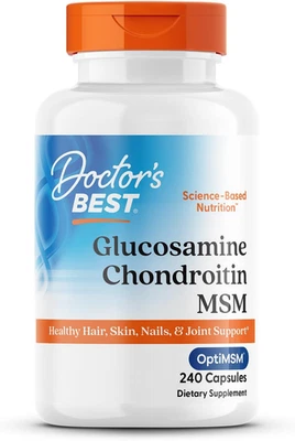 Doctor'S Best Glucosamine Chondroitin Msm with Optimsm Capsules, Supports Health - Image 1 of 4