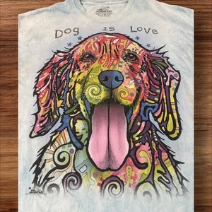 The Mountain Dog is Love Tie Dye Grafik T-Shirt Herren 2XL - Bild 1 von 7