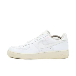 Nike Herren Air Force 1 Low Sportschuh Weiß Leder Low-Top Zehenbox Sneaker EU 45 - Bild 1 von 9