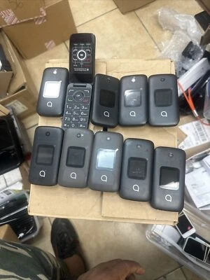 Lot Of 10  UNLOCKED / METROPCS /Alcatel GO FLIP 3 4052z 4G LTE Smart Phone Clean - Image 1 of 4