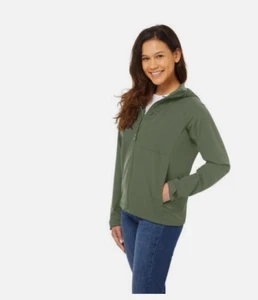 Kirkland Signature Ladies Soft Shell Jacket 4-Way Stretch(Olive,M) - Picture 1 of 4