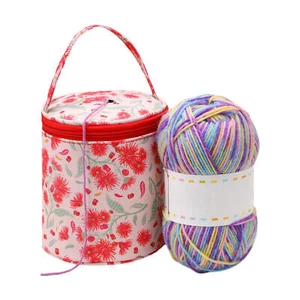 Yarn Storage Bag Crochet Knitting Bag Skein Ball Holder Tote Mix Color - Picture 1 of 11