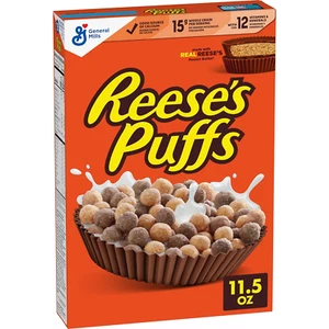 Reese'S Puffs, Chocolatey Peanut Butter Cereal, 11.5 OZ Box - Picture 1 of 12