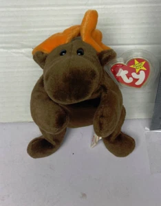 TY Beanie Baby - CHOCOLATE the Moose (9 inch) - MWMTs Stuffed Animal Toy - Picture 1 of 3