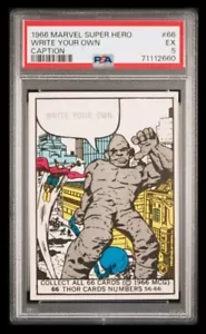 1966 marvel super heroes #66 thor rc; write your own PSA 5 (TOUGH LAST CARD) - Picture 1 of 2