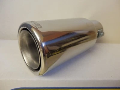 Auspuffblende Endrohr Blende Auspuff EDELSTAHL 85mm e-geprüft TOP Qualität i29 - Bild 1 von 4