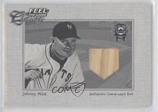 2001 Fleer Greats of the Game Feel the Game Classics Johnny Mize HOF