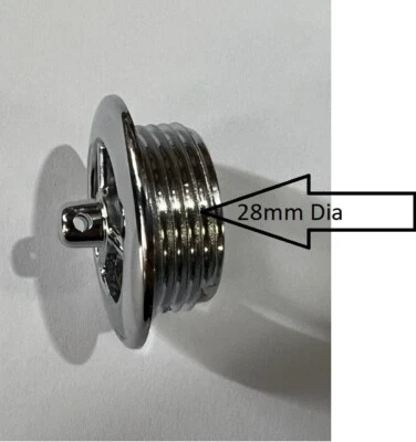 New Kitchen Sink Chrome Overflow Grid Cover - Image 1 of 4