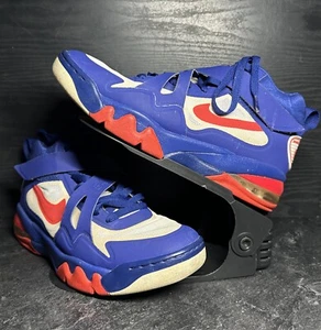 Nike Air Force Max CB 2 Hyperfuse blau rot weiß Herrengröße 9 Charles Barkley - Bild 1 von 7