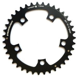 Stronglight Dural 5083 9/10 Speed Chainring 110mm BCD 44T In Black