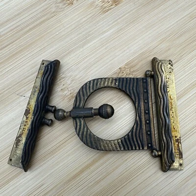 Antique brass Book Clasp Bookbinding Photo Album Enclosure Part - Photo 1/4