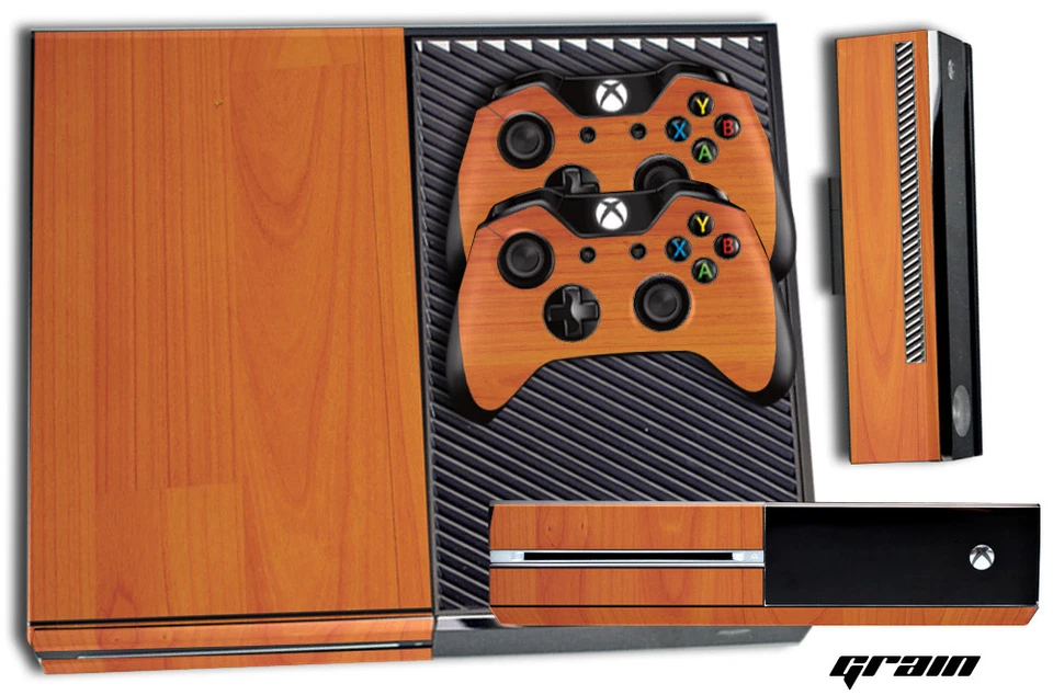 Designer Skin for XBOX ONE 1 Gaming Console+2 Controller Sticker Decal GRAIN - Image 1 of 1