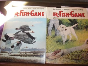 LOT OF 2 Fur-Fish-Game Magazine-JANUARY AUGUST 1979 SEE PICS - Picture 1 of 4