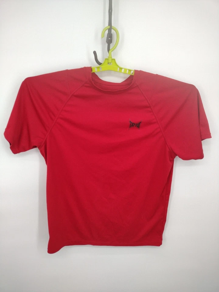 Camisa Tapout Para Hombres L Roja Rendimiento Grappling UFC MMA Compresión Ligera Foto 1 de 4