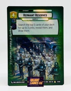 Star Wars Unlimited Remnant Reserves #19/20 Foil Promo Shadows of the Galaxy - Imagen 1 de 1