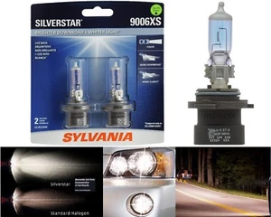 Sylvania Silverstar 9006XS HB4A 55W Two Bulbs Head Light Low Beam Upgrade Lamp - Picture 1 of 12