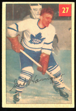 Gordie Hannigan 1954-55 Parkhurst #27 Toronto Maple Leafs VG or Better