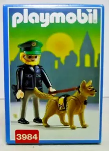 Playmobil Feuerwehr & Polizei 3984 selten Euro grün K9 Patrol von 1997 Neu in OVP/B4 - Bild 1 von 2