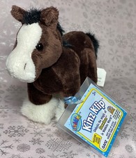 Webkinz Clydesdale Horse Kinz-Klip,New with sealed code tag & Feature Code Card