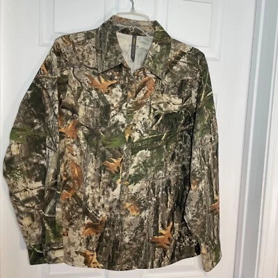 NWOT Cabela’s Cabelas Zonz Woodland Womens Camouflage Hunting Shirt Jacket sizeM - Image 1 of 4