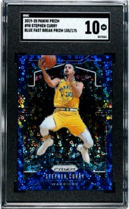 💎【PANINI PRIZM 2019 20】- STEPHEN CURRY #90 - FAST BREAK BLUE /175 - SGC 10 💎 - Imagen 1 de 2