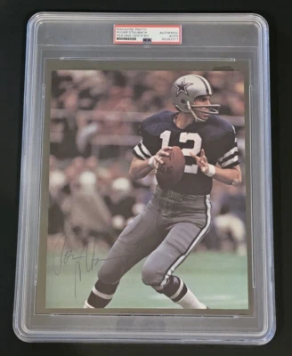 ROGER STAUBACH Signed Magazine Photo-HALL OF FAME-DALLAS COWBOYS-PSA - Image 1 of 4