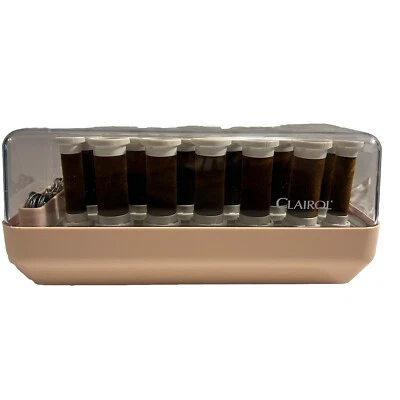 Clairol KF-20-1 Velvet Hot Rollers & Clips Hair Curlers - Image 1 of 4