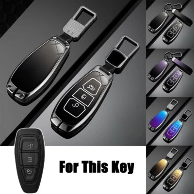 Zinc Alloy TPU Car Key Fob Case Cover For Ford C-Max Fiesta Mondeo Focus Kuga - Image 1 of 4