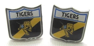 52166 RICHMOND TIGERS AFL HERITAGE RETRO SHIELD MENS CUFFLINKS CUFF LINK - Picture 1 of 2