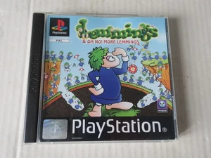 LEMMINGS & OH NO ! MORE LEMMINGS   ----- pour PS1 / PLAYSTATION 1  ---  PAL - Picture 1 of 3