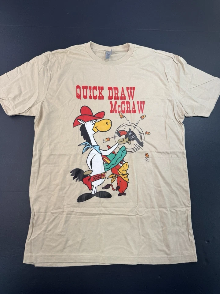 Camiseta Quick Draw McGraw Talla Grande Baba Looey Estampado Gráfico Dibujos Animados NUEVA Foto 1 de 4