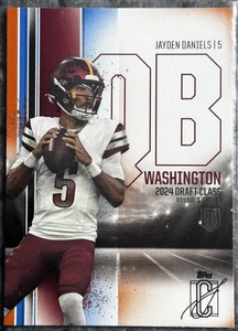 Jayden Daniels 2024 Topps Signature Class #194 (RC) Blue And Orange. - Bild 1 von 2
