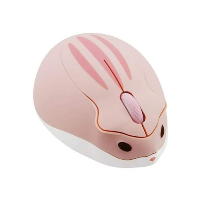 2.4GHz Wireless Mouse Cute Hamster Shape Less Noice Portable Mobile Optical 1... - Image 1 of 4