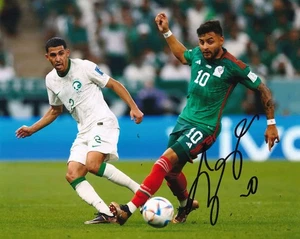 ALEXIS VEGA SIGNED AUTO'D 8X10 PHOTO DIABLOS ROJOS TOLUCA MEX CHIVAS LIGA MX D - Picture 1 of 1