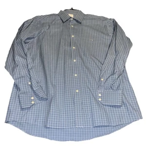 LACOSTE MEN'S 100% COTTON LONGSLEEVES BUTTON UP SHIRT SIZE 44 - Picture 1 of 9