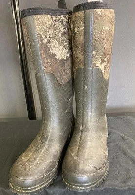 RedHead Camo Utility Waterproof Rubber Boots Men's 10 TrueTimber Strata - Image 1 of 4