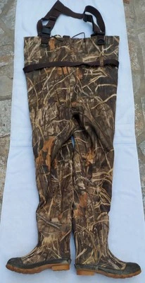 REDHEAD BONE DRY Men's Brown Camo Chest High Waders Waterproof 30L-MX4 EUC Sz 10 - Image 1 of 4