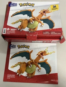 Charizard Pokemon MEGA Blocks Building Toy Open 100% COMPLETE Instruction Mattel - Picture 1 of 19