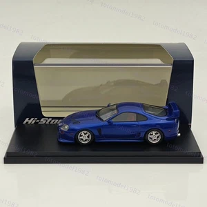 1/43 Hi-Story Toyota TRD 3000GT SUPRA TURBO JZA80 Blue Resin Model Car Limited - Picture 1 of 6