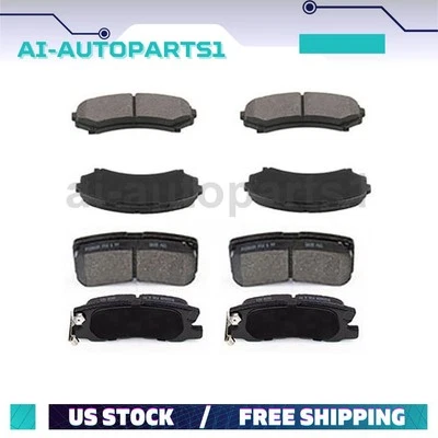 For 2007 2008 2009 Mitsubishi Grandis Pair Front & Rear Brake Pads Kit Set - Image 1 of 4