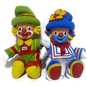 Patati Patata portugiesische brasilianische Clown Puppen 14 Zoll Vinyl Kopf Menge zwei  - Bild 1 von 8