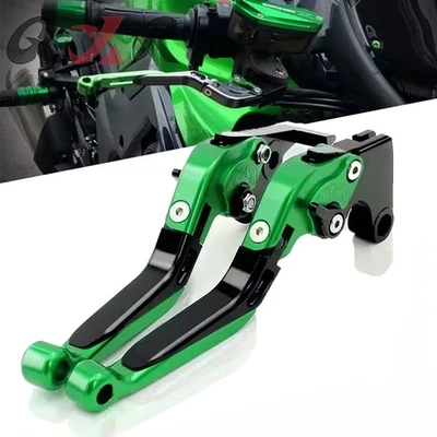 CNC Folding Brakes Clutch Lever For KAWASAKI NINJA ZX-10R ZX10R ZX9R ZX12R ZX14R Foto 1 de 4