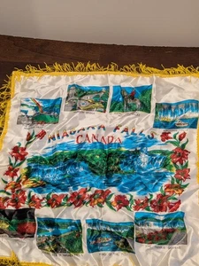 Seidenbezug für Kissen - Niagarafälle Kanada - 15 1/2 Zoll x 15 1/2 Zoll - Bild 1 von 3