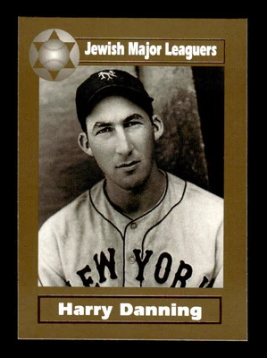 2003 Jewish Major Leaguers #2 Harry Danning Gold Edition Only 500 made RARE!!! - Image 1 of 2