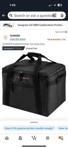 Slinger Padded Printer Carrying Case #BPT01 - Photo 1/7