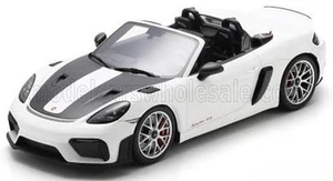 PORSCHE 718 (982) SPIDER RS CABRIOLET OPEN 2023 1/12 WHITE BLACK by Schuco - Picture 1 of 1