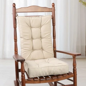 Rocking Chair Cushion High Back, Non-Slip Patio Chair Cushions Set of Seat & ... - Picture 1 of 7