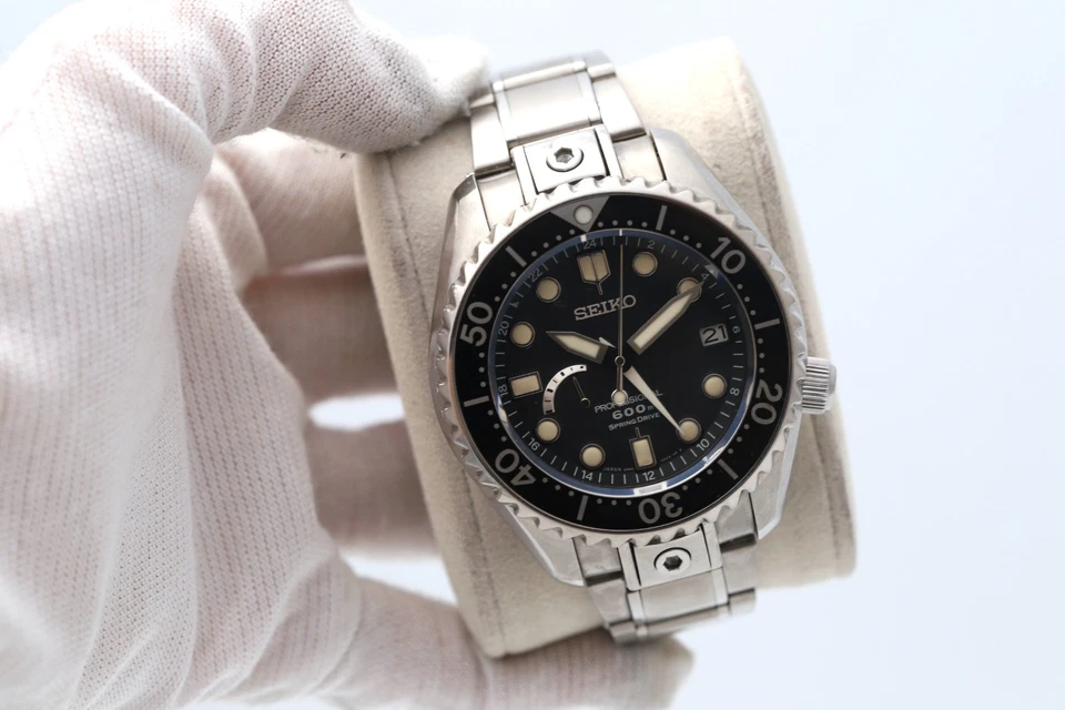 Seiko Prospex Marinemaster Spring Drive Titanium Black Dial & Bezel Herrenuhr - Bild 1 von 4