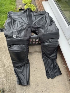 Men’s Motorbike Leather Trousers 36” - 30” Worn only to try on. - Picture 1 of 9