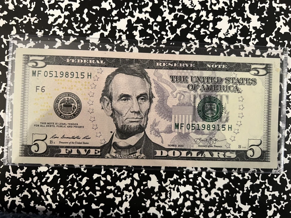 Five dollar $5 Radar Note - Image 1 of 1